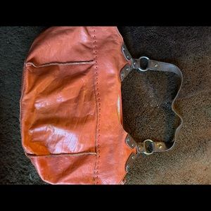 Cute Orange Sak leather purse